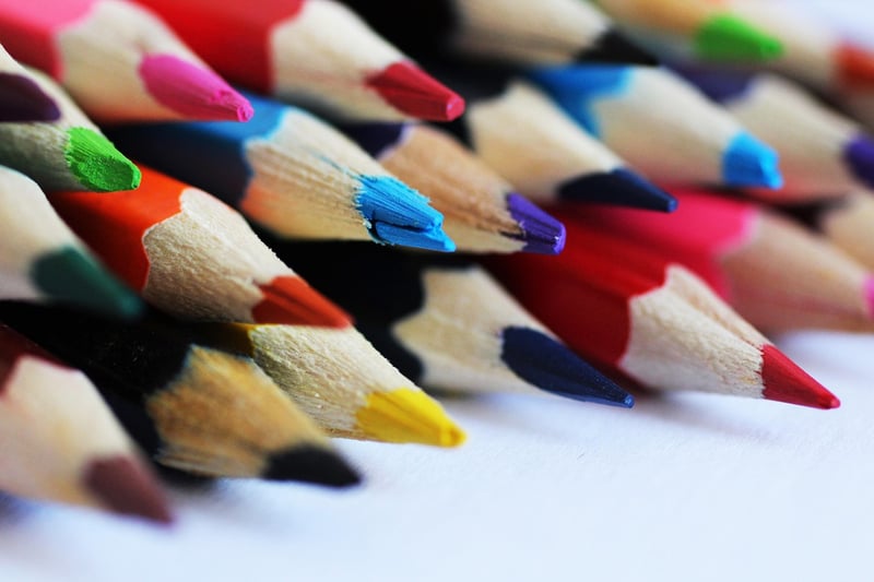Repurposed school supplies